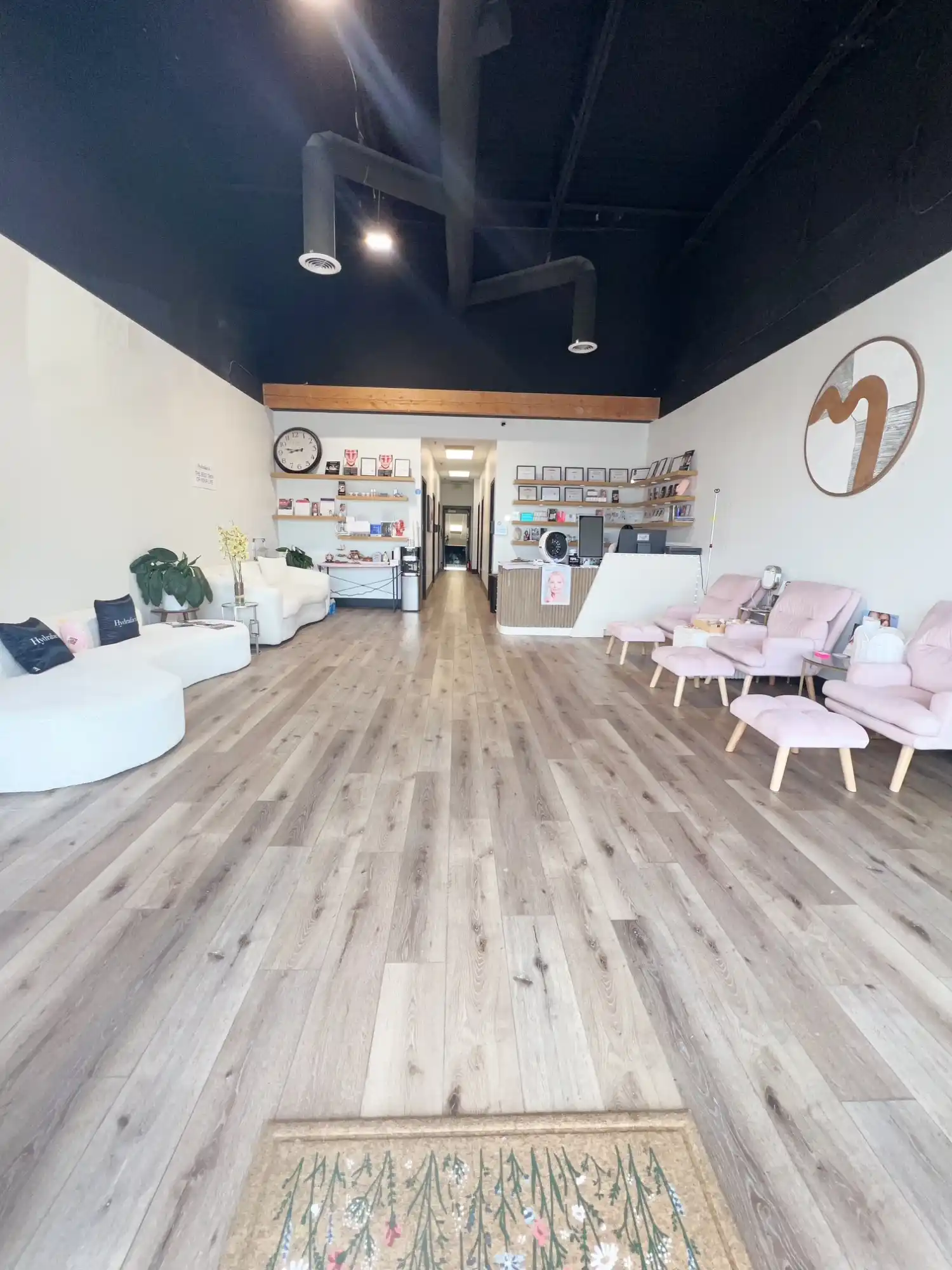 Clean, professional medical spa treatment room with neutral tones at U Beauty Med Clinic - Midvale UT in Draper